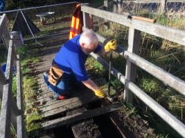 Repair of The Ecology Centre bridge for the public 2023. Would you like to get involved in a similar project?